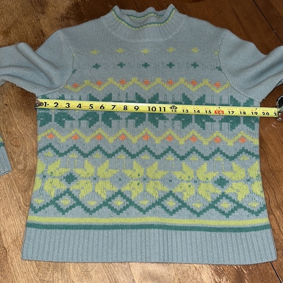 Sundance Fair Isle Wool Angora blend sweater - Picture 3 of 11